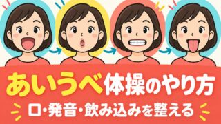 【言語聴覚士が解説】あいうべ体操のやり方|口呼吸・構音・嚥下機能を整える毎日の習慣