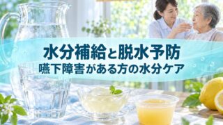 【言語聴覚士が解説】水分補給と脱水予防|嚥下障害がある高齢者の水分ケア