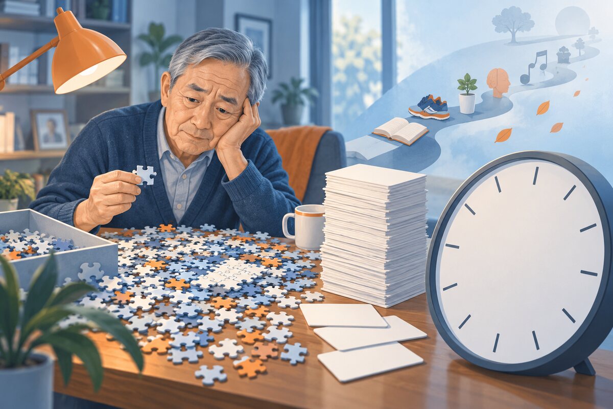 難しすぎる脳トレに戸惑う高齢者