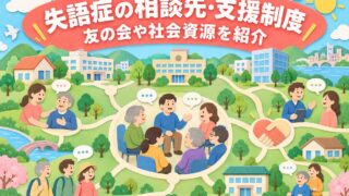 【言語聴覚士が解説】失語症の相談先・支援制度|友の会や社会資源の紹介