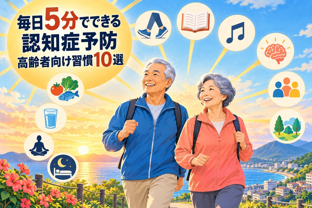 【言語聴覚士が解説】毎日5分でできる認知症予防｜高齢者向け脳トレ習慣10選