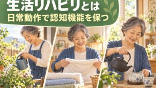【言語聴覚士が解説】生活リハビリとは｜日常動作の中で認知機能を保つ工夫