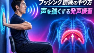 【言語聴覚士が解説】プッシング訓練のやり方｜声を強く出す力を鍛える発声トレーニング