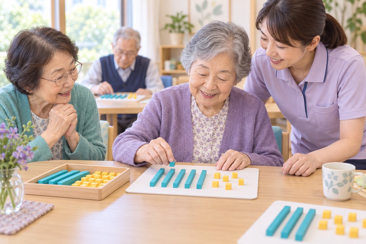 参加者の理解度に合わせた計算レクリエーション